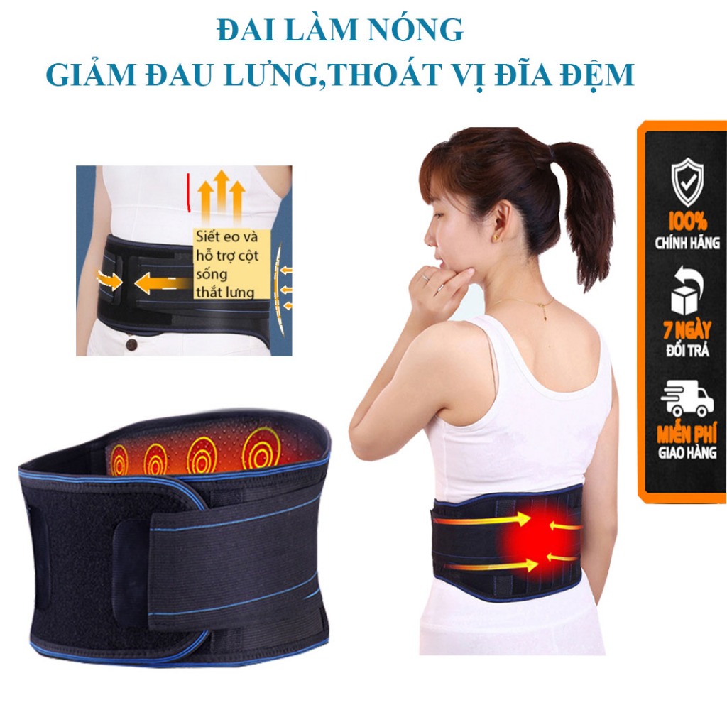 Đai lưng tự làm nóng giảm đau lưng hỗ trợ thoát vị đĩa đệm , thoái hóa cột sống Đai lưng tự làm nóng giảm đau lưng hỗ trợ thoát vị đĩa đệm , thoái hóa cột sống