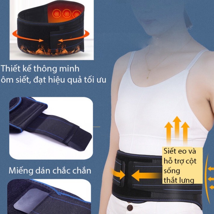 Đai lưng tự làm nóng giảm đau lưng hỗ trợ thoát vị đĩa đệm , thoái hóa cột sống Đai lưng tự làm nóng giảm đau lưng hỗ trợ thoát vị đĩa đệm , thoái hóa cột sống