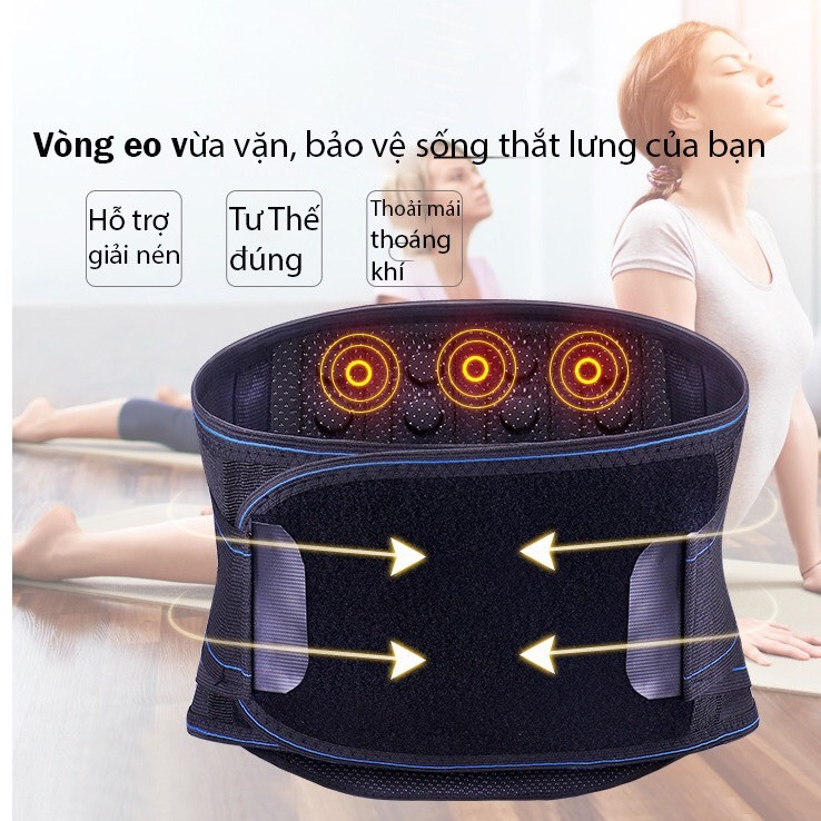 Đai lưng tự làm nóng giảm đau lưng hỗ trợ thoát vị đĩa đệm , thoái hóa cột sống Đai lưng tự làm nóng giảm đau lưng hỗ trợ thoát vị đĩa đệm , thoái hóa cột sống