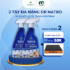 Combo 2chai Tẩy đa năng DR NATRO 500ml - Tẩy rỉ sét, ố vàng trên bếp, rỗ nhựa, cửa sắt, đáy nồi cháy