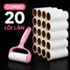 [ Hoả Tốc  - COMBO 20 ] Lõi Lăn Bụi 10cm Làm Sạch Quần Áo, Lông Thú, Ga Giường , Lăn Tóc Dính, Dọn sạch Lông Thú Cưng.