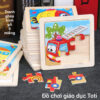 Tranh Ghép Hình Gỗ 9 Miếng Cho Bé 2-3 Tuổi Rèn Luyện Tư Duy 23TGH9M
