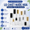 [SALE HOT] Lọ Chiết Nước Hoa Thủy Tinh Trụ Vuông 3ml / 5ml / 10ml / 20ml / 30ml | Vỏ Chai Nước Hoa Cao Cấp