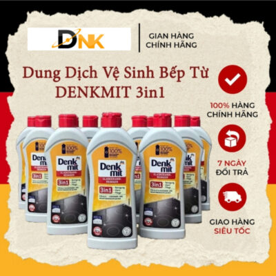 Dung Dịch Vệ Sinh Mặt Bếp Từ- Hồng Ngoại DENKMIT 3IN1 300ml- Bếp luôn sáng bóng