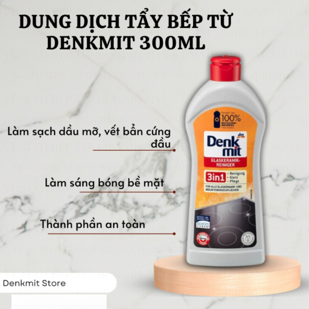 Dung Dịch Vệ Sinh Mặt Bếp Từ- Hồng Ngoại DENKMIT 3IN1 300ml- Bếp luôn sáng bóng Dung Dịch Vệ Sinh Mặt Bếp Từ- Hồng Ngoại DENKMIT 3IN1 300ml- Bếp luôn sáng bóng