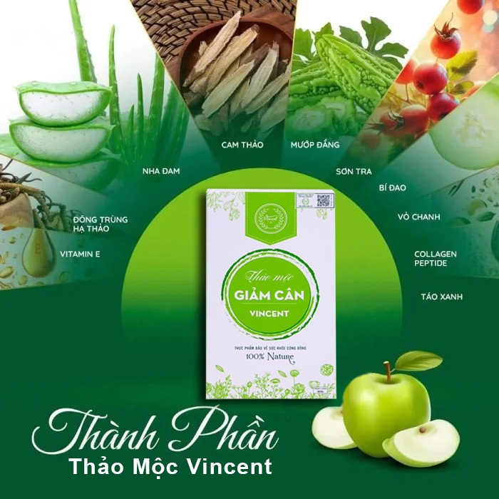 Viên Uống Giảm Cân Vincent Sâm Tố Nữ Trà Thảo Mộc Giảm Cân Giảm Mỡ Trong Máu An Toàn Tặng Detox Viên Uống Giảm Cân Vincent Sâm Tố Nữ Trà Thảo Mộc Giảm Cân Giảm Mỡ Trong Máu An Toàn Tặng Detox
