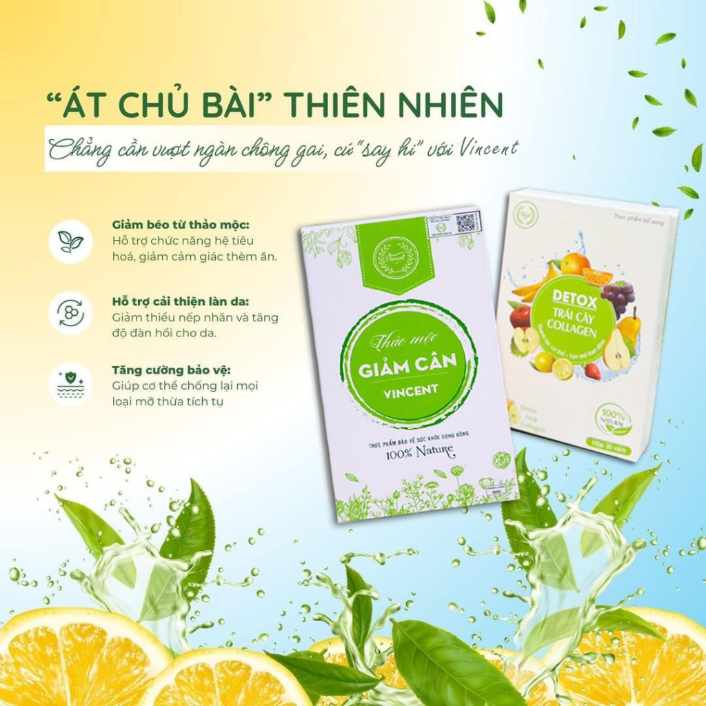 Viên Uống Giảm Cân Vincent Sâm Tố Nữ Trà Thảo Mộc Giảm Cân Giảm Mỡ Trong Máu An Toàn Tặng Detox Viên Uống Giảm Cân Vincent Sâm Tố Nữ Trà Thảo Mộc Giảm Cân Giảm Mỡ Trong Máu An Toàn Tặng Detox