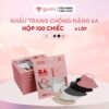 [Hộp 100 Chiếc] Khẩu trang chống nắng 6A Gumi Mask 4 lớp kháng khuẩn kiểu dáng thời trang