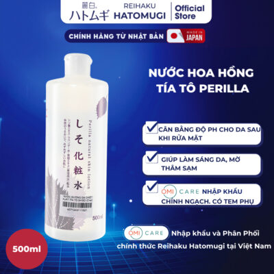 Lotion Nước Hoa Hồng Tía Tô Chinosio Nội Địa Nhật Bản 500ml