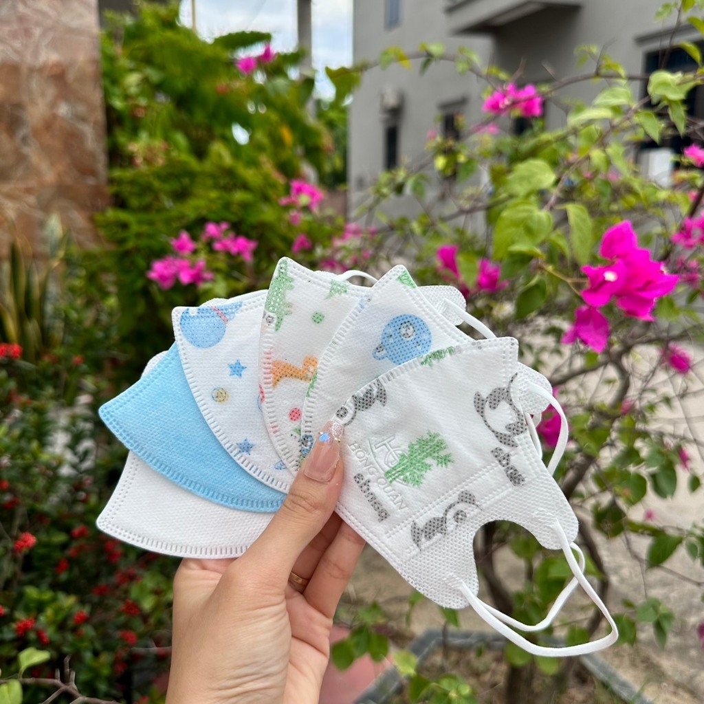 Khẩu Trang 5D Trẻ Em Hải An Mask từ 0 đến 9 tuổi đủ 3 size Thoáng Khí Chống Tia UV An Toàn Cho Bé Khẩu Trang 5D Trẻ Em Hải An Mask từ 0 đến 9 tuổi đủ 3 size Thoáng Khí Chống Tia UV An Toàn Cho Bé