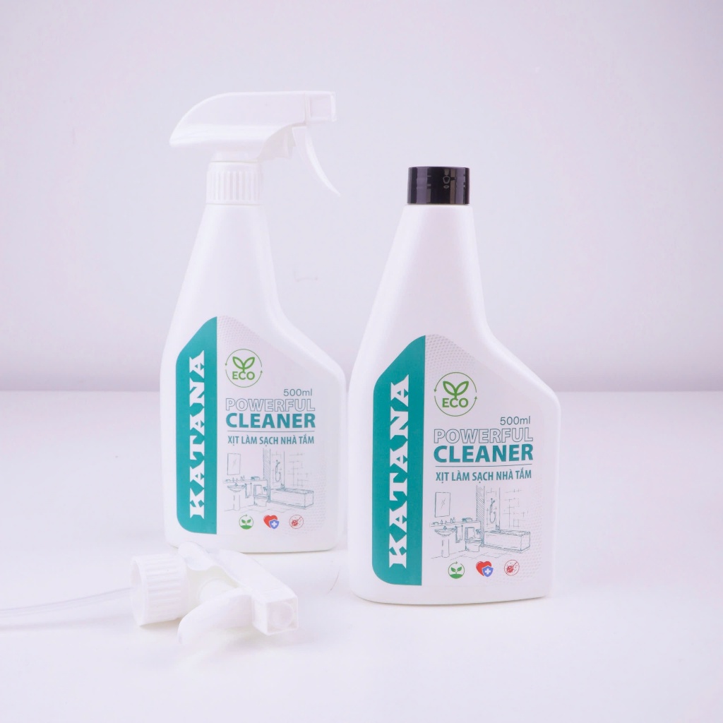 Combo 2 Chai Xịt Tẩy Rửa Đa Năng Nhà Bếp Và Nhà Tắm KATANA Cleaner (2 x 500ml) Combo 2 Chai Xịt Tẩy Rửa Đa Năng Nhà Bếp Và Nhà Tắm KATANA Cleaner (2 x 500ml)