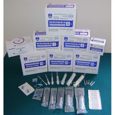 Bơm tiêm Vinahankook 1ml, 3ml, 5ml, 10ml, 20ml, 50ml - 1 Hộp - Chính Hãng