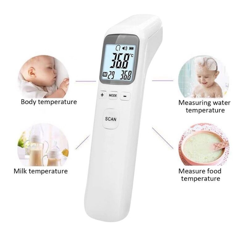 (BH CHÍNH HÃNG )Nhiệt kế hồng ngoại, đo nhiệt độ cơ thể, thức ăn , nước pha sữa cho bé (BH CHÍNH HÃNG )Nhiệt kế hồng ngoại, đo nhiệt độ cơ thể, thức ăn , nước pha sữa cho bé