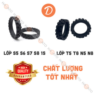 1 CẶP Lốp bánh xe robot hút bụi S10 L10 X10 W10 S5 S6 S7 S8 G10 MI 1S MOP P T5 T8 T9 QREVO X20 X30 X40 L20 L30 ####