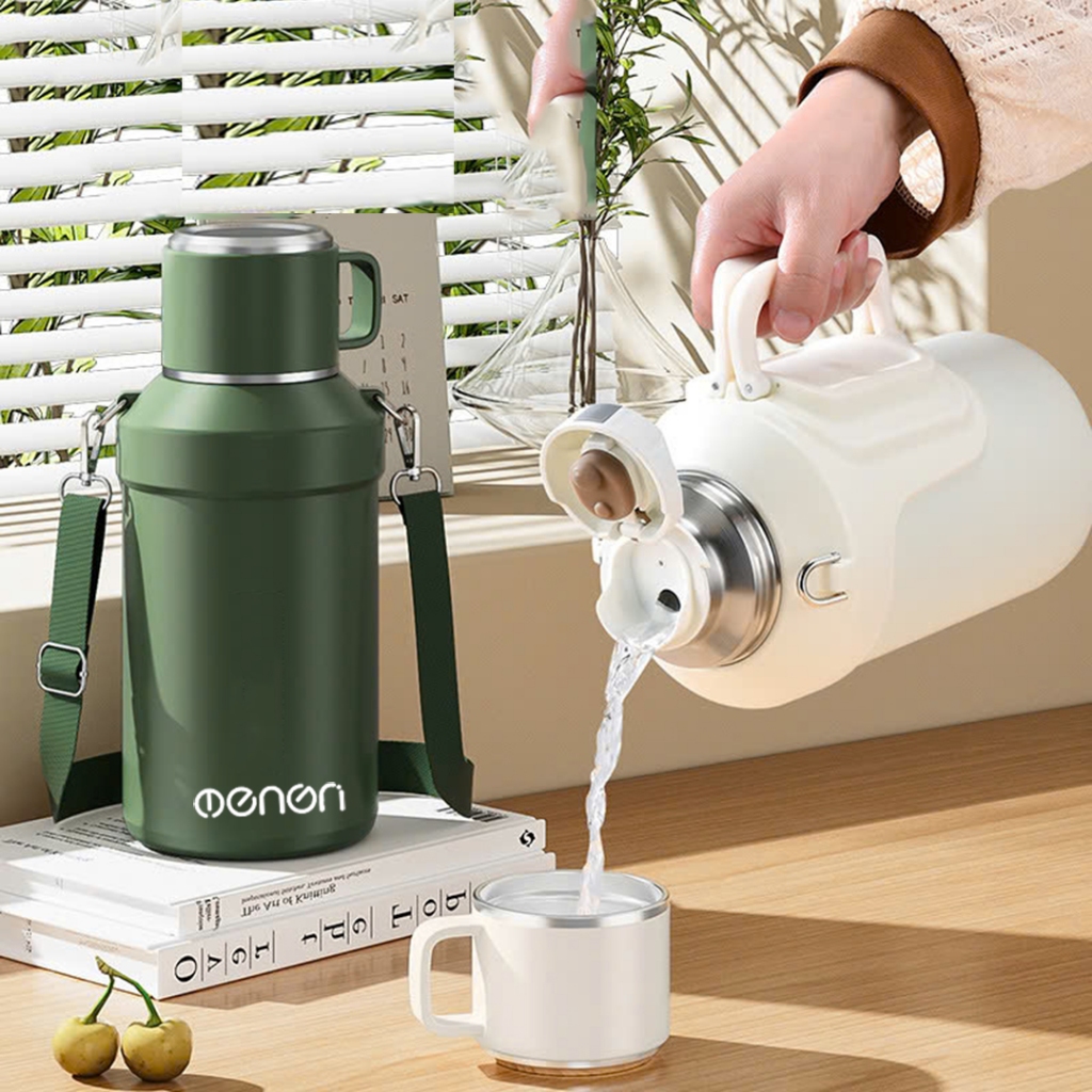 Bình Giữ Nhiệt 1500ml chất liệu INOX 316 Giữ Lạnh 36 Tiếng Giữ Nóng 24 Tiếng - NENON Bình Giữ Nhiệt 1500ml chất liệu INOX 316 Giữ Lạnh 36 Tiếng Giữ Nóng 24 Tiếng - NENON