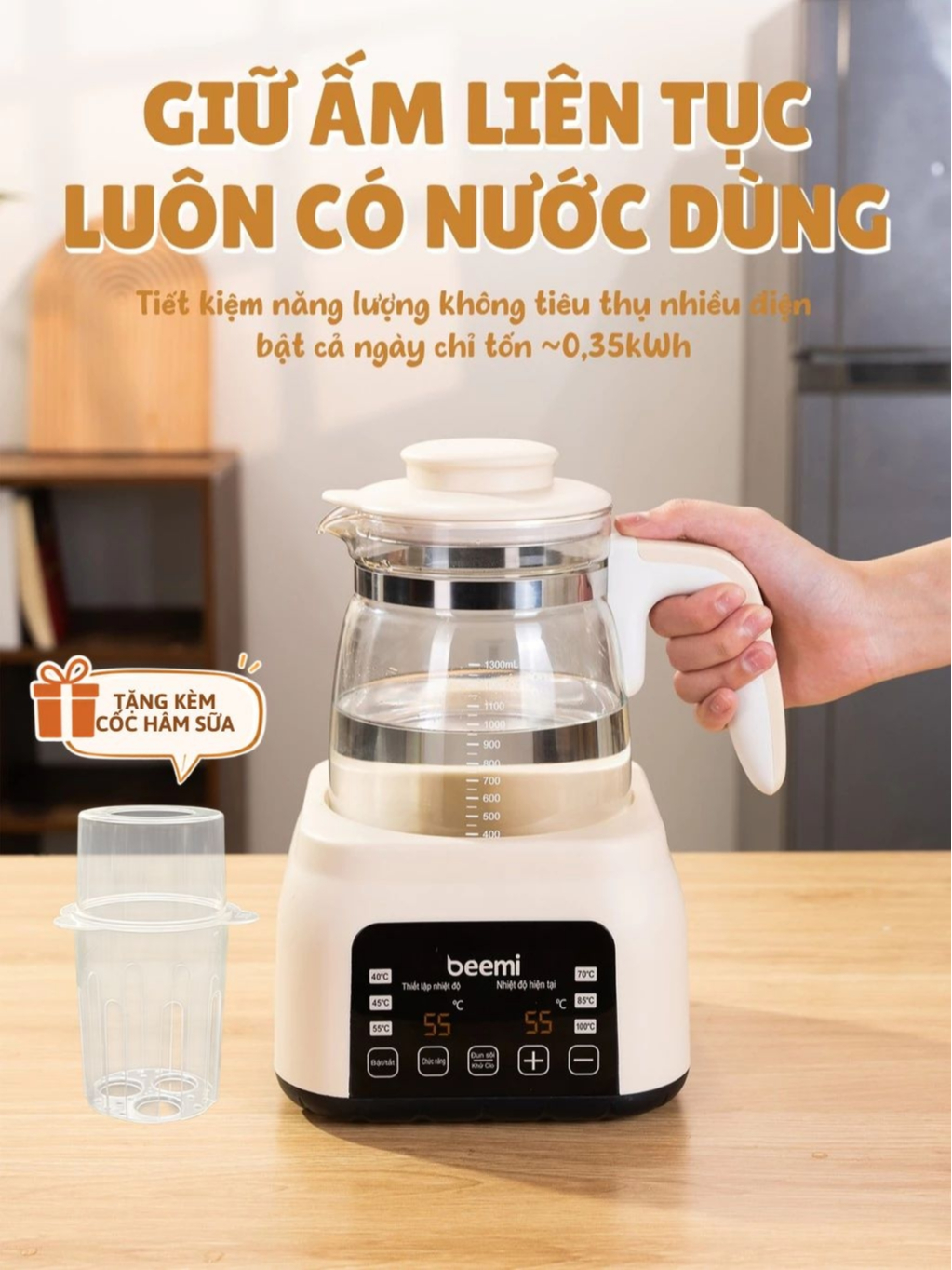 Ấm Đun Nước Pha Sữa Beemi Tiếng Việt, Máy Hâm Sữa Tiệt Trùng Bình Sữa, Ấm Đun Nước Giữ Nhiệt 24h Ấm Đun Nước Pha Sữa Beemi Tiếng Việt, Máy Hâm Sữa Tiệt Trùng Bình Sữa, Ấm Đun Nước Giữ Nhiệt 24h