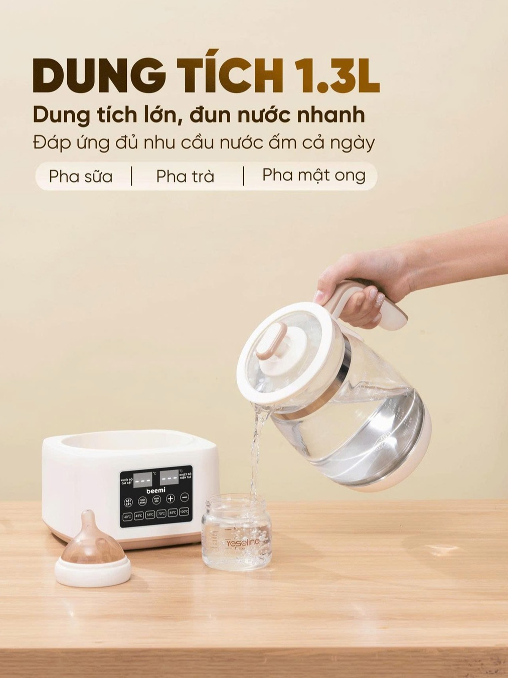 Ấm Đun Nước Pha Sữa Beemi Tiếng Việt, Máy Hâm Sữa Tiệt Trùng Bình Sữa, Ấm Đun Nước Giữ Nhiệt 24h Ấm Đun Nước Pha Sữa Beemi Tiếng Việt, Máy Hâm Sữa Tiệt Trùng Bình Sữa, Ấm Đun Nước Giữ Nhiệt 24h