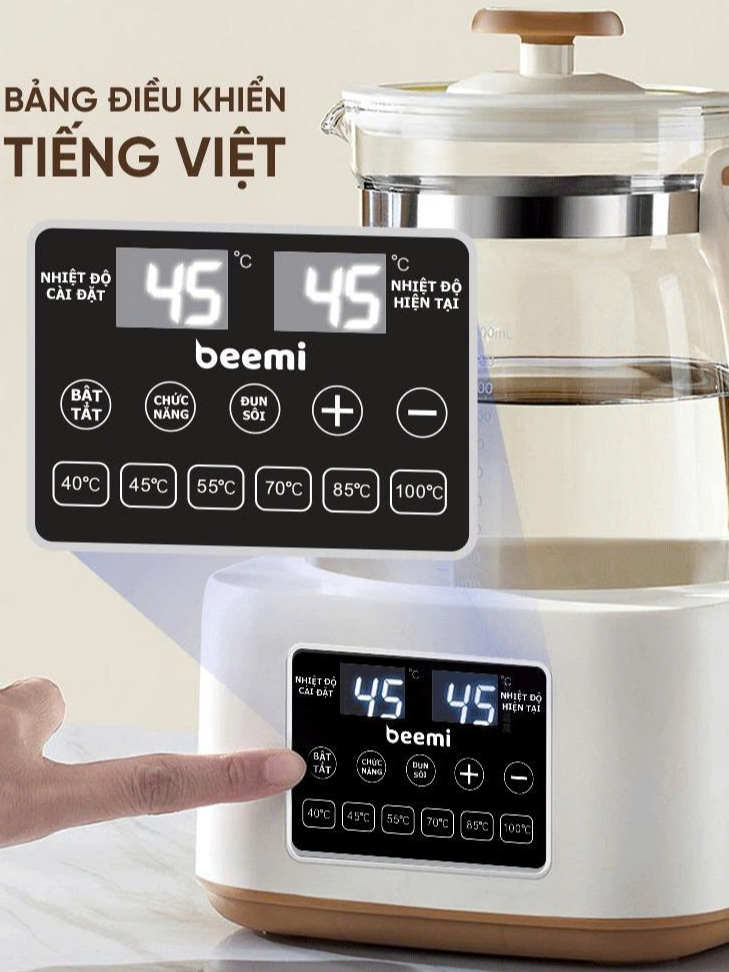 Ấm Đun Nước Pha Sữa Beemi Tiếng Việt, Máy Hâm Sữa Tiệt Trùng Bình Sữa, Ấm Đun Nước Giữ Nhiệt 24h Ấm Đun Nước Pha Sữa Beemi Tiếng Việt, Máy Hâm Sữa Tiệt Trùng Bình Sữa, Ấm Đun Nước Giữ Nhiệt 24h