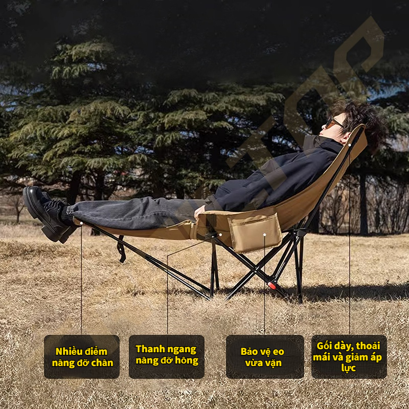 【COD】Trailtop Ghế Ngả Lưng Thư Giãn Gấp Gọn Chứa Cotton Ghế Gấp Gọn Camping Cắm Trại Dã Ngoại 【COD】Trailtop Ghế Ngả Lưng Thư Giãn Gấp Gọn Chứa Cotton Ghế Gấp Gọn Camping Cắm Trại Dã Ngoại