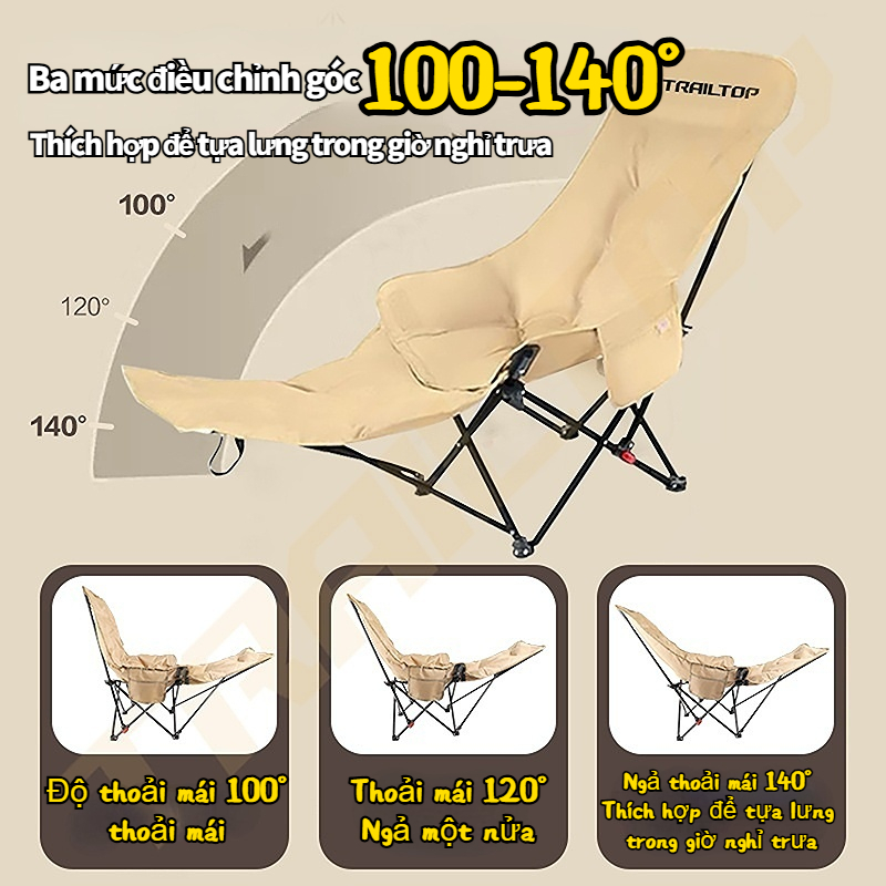 【COD】Trailtop Ghế Ngả Lưng Thư Giãn Gấp Gọn Chứa Cotton Ghế Gấp Gọn Camping Cắm Trại Dã Ngoại 【COD】Trailtop Ghế Ngả Lưng Thư Giãn Gấp Gọn Chứa Cotton Ghế Gấp Gọn Camping Cắm Trại Dã Ngoại
