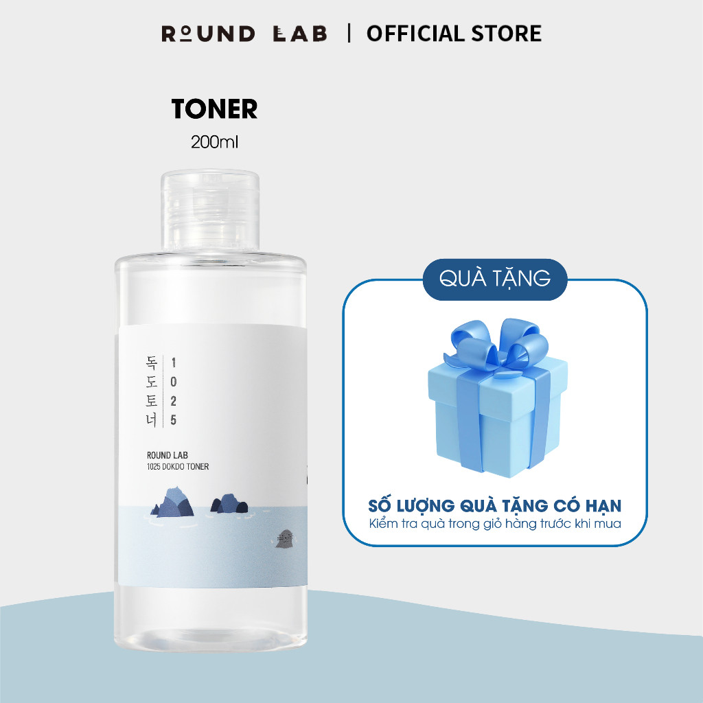 Nước hoa hồng Round Lab 1025 Dokdo Toner bổ sung độ ẩm làm dịu da Nước hoa hồng Round Lab 1025 Dokdo Toner bổ sung độ ẩm làm dịu da