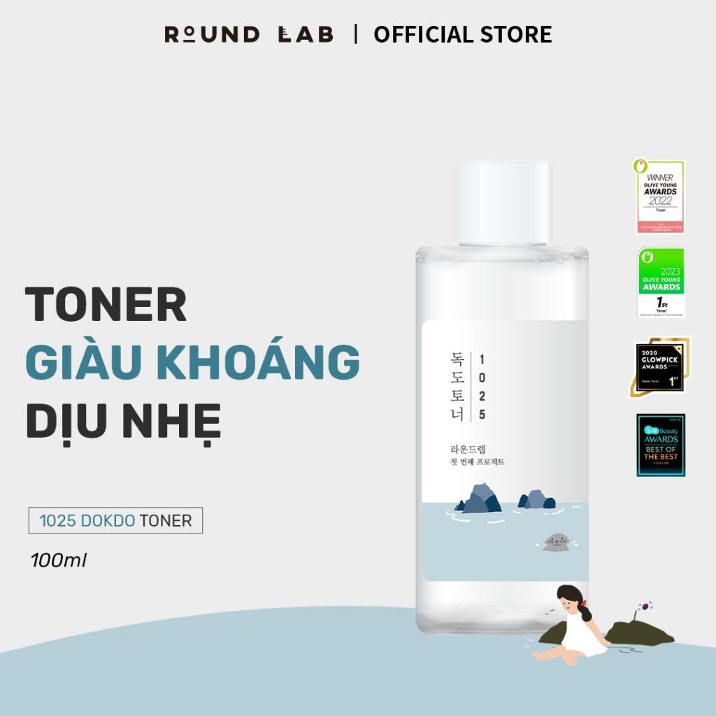 Nước hoa hồng Round Lab 1025 Dokdo Toner bổ sung độ ẩm làm dịu da Nước hoa hồng Round Lab 1025 Dokdo Toner bổ sung độ ẩm làm dịu da