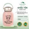 [Miễn Phí Khắc Tên] Bình giữ nhiệt mini CHOUCHOU 260ml Cute xỉu, có quai xách tiện lợi.