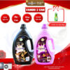 [Combo 2 can V3] Nước giặt đậm đặc HygienC Plus+ công nghệ 2 trong 1 - Khối lượng 2Kg - thái CB2C2