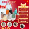 BB.Mart Bình Giữ Nhiệt SUS304 Mini 300ml - Bình Đựng Cafe, Trà, Nước Uống Nhỏ Gọn, Có Tay Cầm Tiện Lợi Khi Di Chuyển