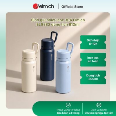 Bình giữ nhiệt inox 304 Elmich EL8382 dung tích 810ml