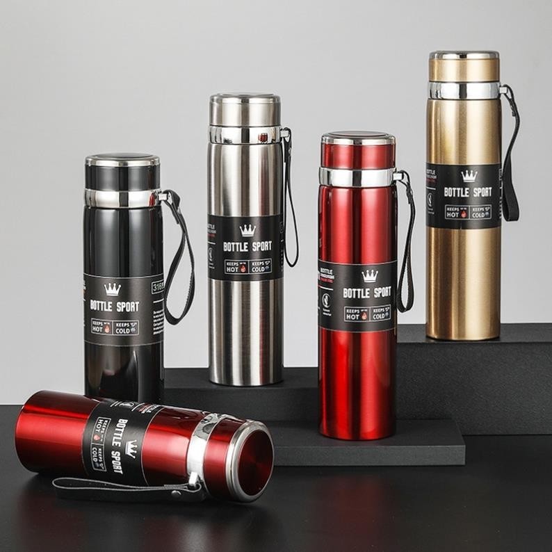 Bình Giữ Nhiệt 1000ml Inox 316 Cao Cấp Có Nắp Lọc Trà tiện lợi - Bình 1 lít giữ nhiệt 6 - 10 tiếng Bình Giữ Nhiệt 1000ml Inox 316 Cao Cấp Có Nắp Lọc Trà tiện lợi - Bình 1 lít giữ nhiệt 6 - 10 tiếng