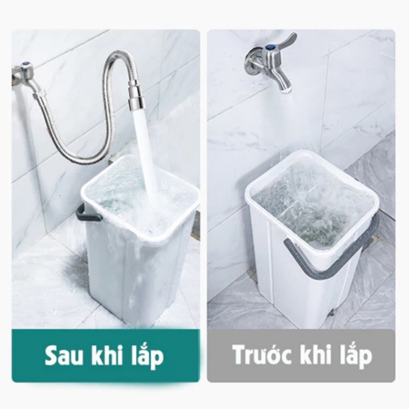 Dây nối vòi nước vạn năng, xoay 720 độ chất liệu inox 304 chống gỉ, chịu nhiệt sử dụng đa năng cho nhiều loại vòi Dây nối vòi nước vạn năng, xoay 720 độ chất liệu inox 304 chống gỉ, chịu nhiệt sử dụng đa năng cho nhiều loại vòi