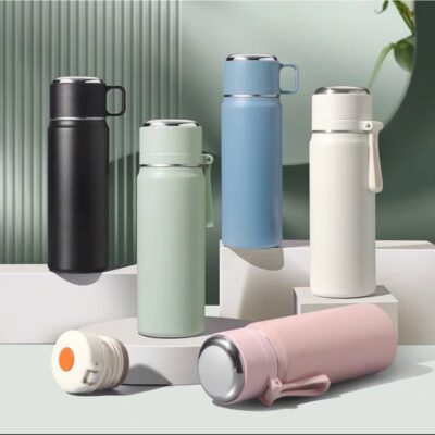 Bình Giữ Nhiệt Thể Thao 4 Lớp Chất Liệu Inox 316 Thế Hệ Mới Giữ Nhiệt Tới 12h Dung Tích 500ml Có Quai Cầm Tiện Lợi