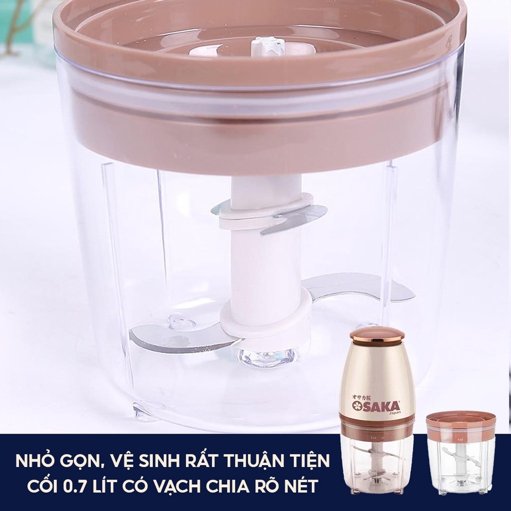Máy Xay Thịt Đa Năng Osaka Dung Tích 750ML, Xay Thịt, Xay Cá, Xay Thực Phẩm, Xay Đồ Ăn Dặm Cho Bé Máy Xay Thịt Đa Năng Osaka Dung Tích 750ML, Xay Thịt, Xay Cá, Xay Thực Phẩm, Xay Đồ Ăn Dặm Cho Bé