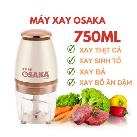 Máy Xay Thịt Đa Năng Osaka Dung Tích 750ML, Xay Thịt, Xay Cá, Xay Thực Phẩm, Xay Đồ Ăn Dặm Cho Bé Máy Xay Thịt Đa Năng Osaka Dung Tích 750ML, Xay Thịt, Xay Cá, Xay Thực Phẩm, Xay Đồ Ăn Dặm Cho Bé