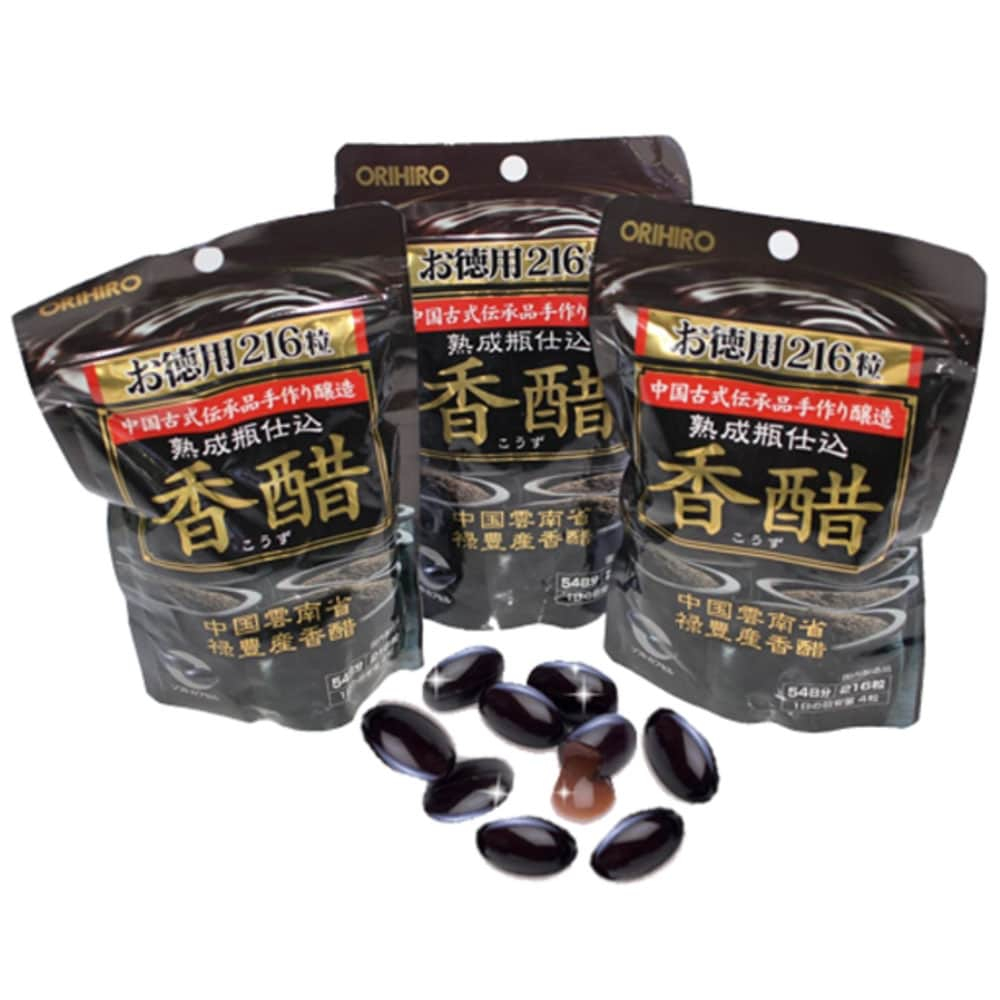 Viên uống giấm đen giảm cân Orihiro 216 viên Viên uống giấm đen giảm cân Orihiro 216 viên
