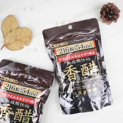 Viên uống giấm đen giảm cân Orihiro 216 viên Viên uống giấm đen giảm cân Orihiro 216 viên