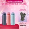 Bình giữ nhiệt LocknLock Jumbo Tumbler 900ml LHC4300, Hàng chính hãng, quai xách inox - JoyMall