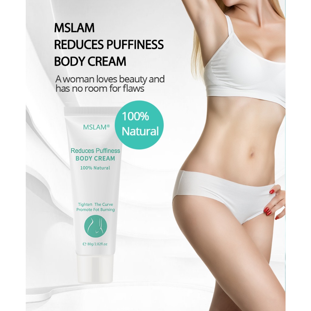 Kem Tan Mỡ MSLAM BODY CREAM Giảm Béo Toàn Thân Nhanh Kem giảm mỡ bụng hiệu quả 80g Kem Tan Mỡ MSLAM BODY CREAM Giảm Béo Toàn Thân Nhanh Kem giảm mỡ bụng hiệu quả 80g