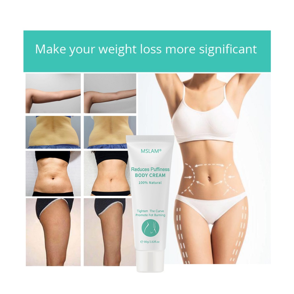 Kem Tan Mỡ MSLAM BODY CREAM Giảm Béo Toàn Thân Nhanh Kem giảm mỡ bụng hiệu quả 80g Kem Tan Mỡ MSLAM BODY CREAM Giảm Béo Toàn Thân Nhanh Kem giảm mỡ bụng hiệu quả 80g