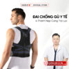 Đai Chống Gù Lưng Y Tế Haruco Có Nẹp Cứng Hỗ Trợ Cong Vẹo Và Thoái Hóa Lưng, Giúp Định Hình Cột Sống
