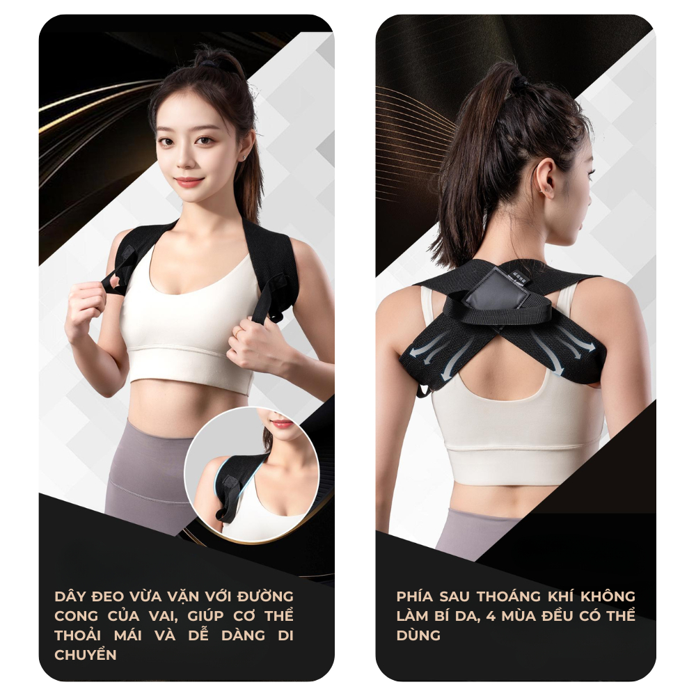 Đai Chống Gù Lưng Homie Space Hỗ Trợ Cột Sống - Dành Cho Mọi Đối Tượng - Đeo Thoải Mái, Hiệu Quả Cao Đai Chống Gù Lưng Homie Space Hỗ Trợ Cột Sống - Dành Cho Mọi Đối Tượng - Đeo Thoải Mái, Hiệu Quả Cao