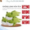Gấu bông khủng long hóa ếch xanh size 52cm, Xưởng gấu bông giá rẻ Gaubông.ami