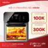 Nồi chiên không dầu HIKIRA dung tích lớn công suất mạnh 1500W đa chức năng bảo hành 24 tháng