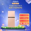 [SẢN PHẨM MỚI] Tủ lạnh AQUA 2 cánh 130 lít ngăn đá trên AQR-T160FA(PS) - Màu hồng - Freeship - Giao sau 5 - 7 ngày