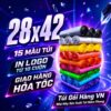 [1 Cuộn] Túi Niêm Phong 28x42 Đóng 3-4 Set Đồ, Giao Hỏa Tốc, Giá Đã Bao Gồm VAT - Túi Gói Hàng VN
