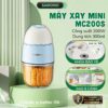 (Dao 8 lưỡi) Máy xay ăn dặm 0.3L Samono SW-MC200S cho bé, 200W, cối thủy tinh, xay thịt nhuyễn mịn