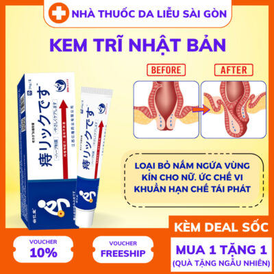 Kem Bôi Trĩ Nội Trĩ Ngoại Nhật Bản Giảm Ngứa, Làm Dịu Rát, Hỗ Trợ Co Búi Trĩ Nhanh, Hiệu Quả 20g