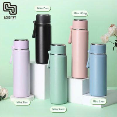 Bình Giữ Nhiệt Cao Cấp - Bình Giữ Nhiệt Thể Thao 4 Lớp Chất Liệu Inox 316 Thế Hệ Mới Giữ Nhiệt Tốt Có Quai Cầm Tiện Lợi
