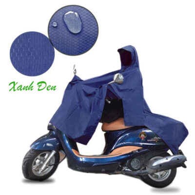 Áo Mưa Cánh Dơi Vải Dù Da Cá Xẻ Tà Cao Siêu Chống Thấm Cao Cấp Siêu Bền, Dày Dặn Size 1m2/1m4